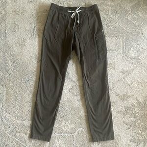 Vuori ripstop grey brown pant size small